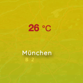 Late summer temperatures at the start of Oktoberfest