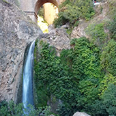 Nuestro dron en acción - las cascadas de Ronda