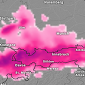 Mucha nieve fresca en Alemania, Austria y Suiza