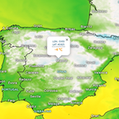 Arctic cold air is flowing in