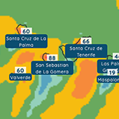 Stormy weekend for the Canary Islands