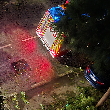 Severe weather with heavy rain and gale-force winds