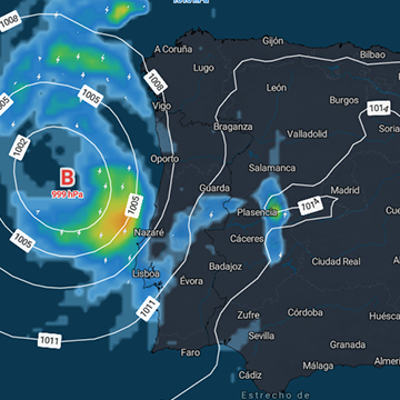 &iexcl;Excepcional! Se acercan borrascas a Espa&ntilde;a