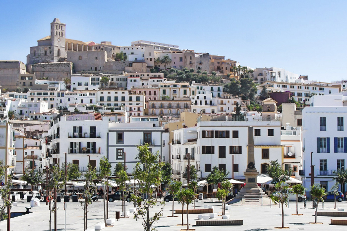 Ibiza, the party island of the Balearic Islands 