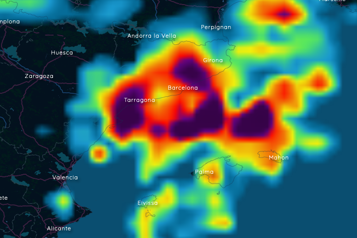 Tormentas fuertes en el Noreste el domingo