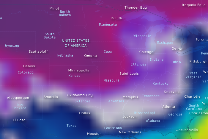 Arctic cold air brings icy temperatures