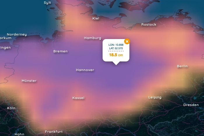 Winterliche Trendprognose für Rosenmontag