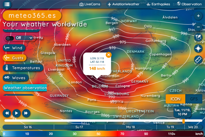 Severe storm is coming on Tuesday