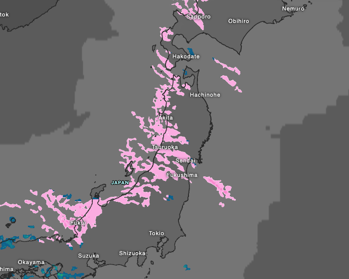 Japan versinkt im Schnee