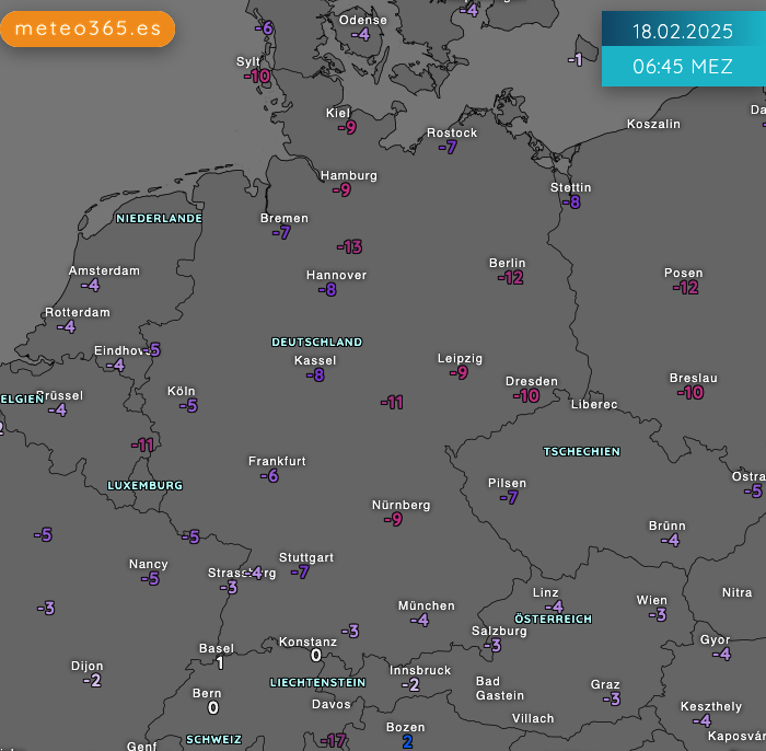 Eisschrankwetter bringt Berlin -12 °C