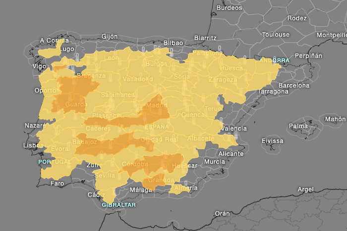 La ola de calor se extiende