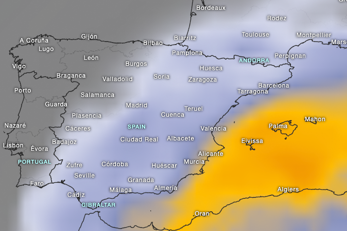 Se acerca una ola de polvo sahariano