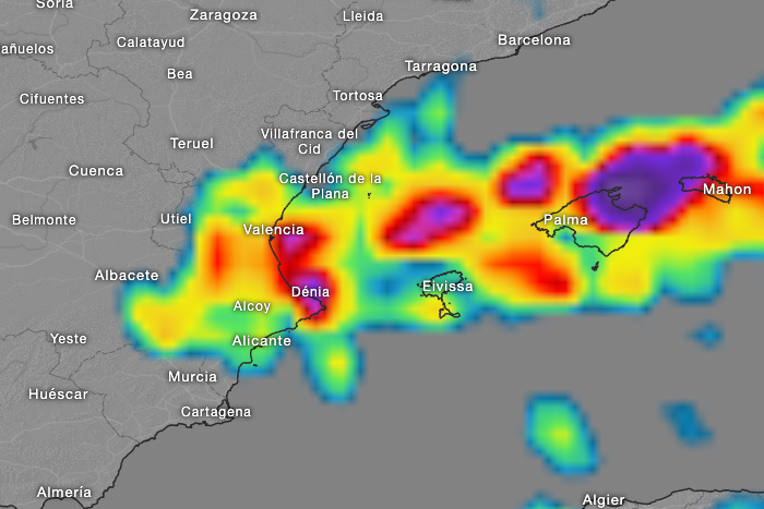 Se esperan tormentas fuertes acompañadas de granizo