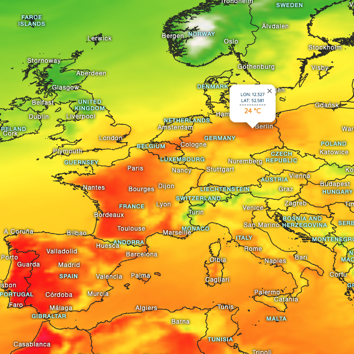 Predicción del tiempo para principios de octubre