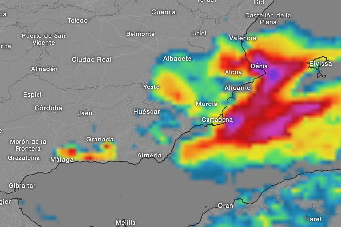 Significant weather change from Wednesday