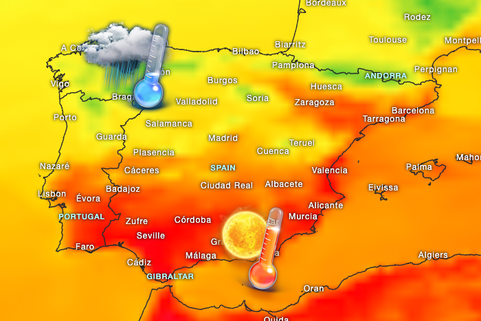 Gorgeous late summer - Temperatures of 32°C in the southeast