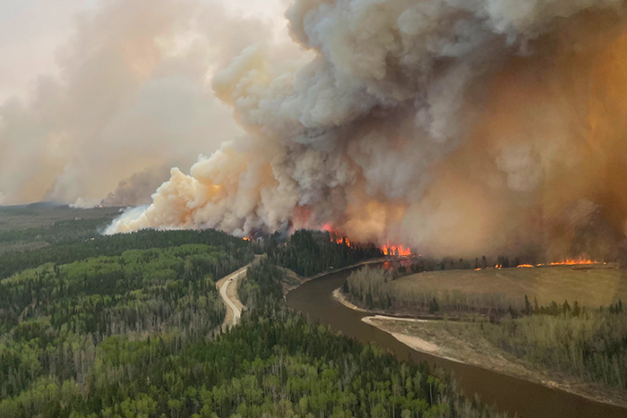 Wildfires develop into a dramatic natural disaster