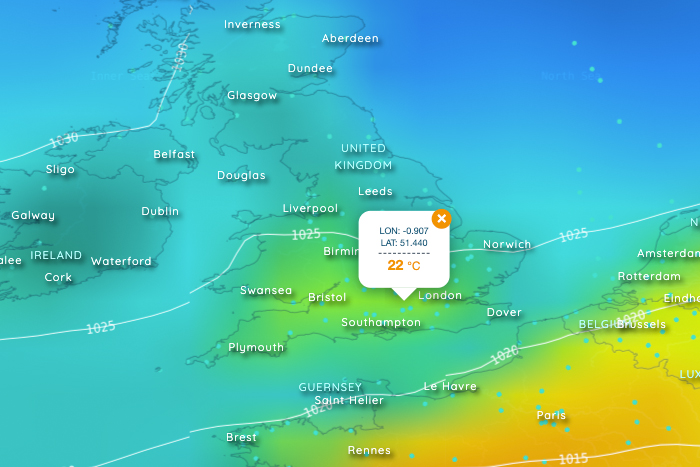 Pentecost in London - High pressure brings dry weather