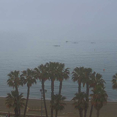 Video Niebla en Málaga