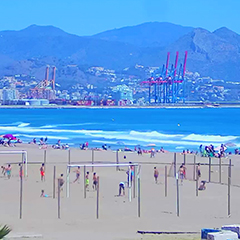 Video Día de playa en Málaga